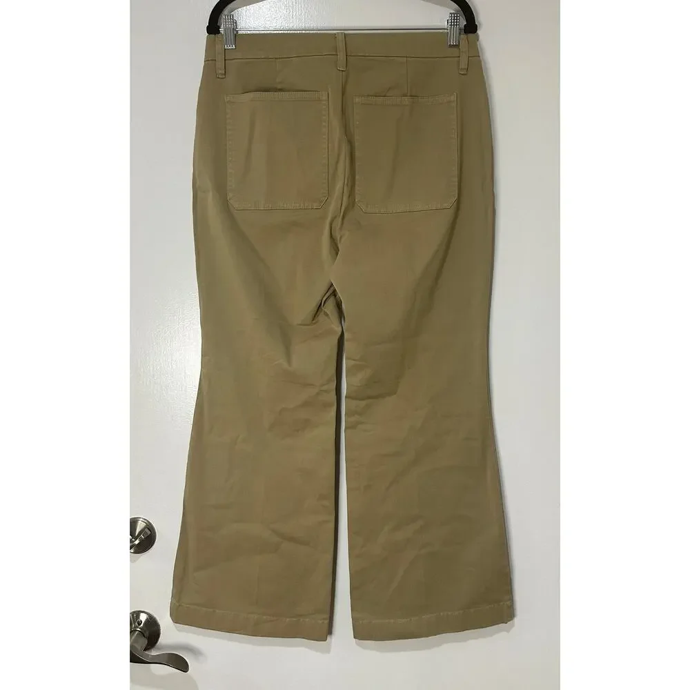 J. Crew Women's Khaki Stretch Pants Size 30 NWT Preppy Minimalist School